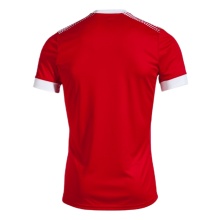 Joma Trainings-Tshirt Eco Supernova (V-Ausschnitt, leicht, bequem) rot/weiss Herren