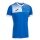 Joma Trainings-Tshirt Eco Supernova (V-Ausschnitt, leicht, bequem) royalblau/weiss Herren