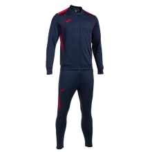 Joma Trainingsanzug Championship VII (Jacke und Hose) marineblau/rot Herren