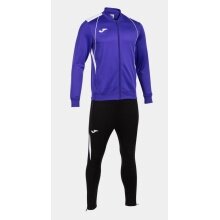 Joma Trainingsanzug Championship VII (Jacke und Hose) violett/weiss/schwarz Herren