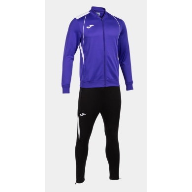 Joma Trainingsanzug Championship VII (Jacke und Hose) violett/weiss/schwarz Herren