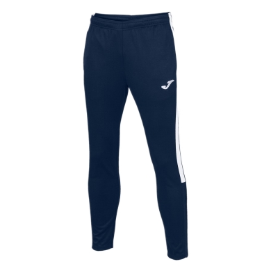 Joma Trainingshose Eco Championship (optimale Bewegungsfreiheit, elastischer Bund mit Kordelzug) lang marineblau/weiss Herren