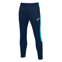 Joma Trainingshose Eco Championship (optimale Bewegungsfreiheit, elastischer Bund mit Kordelzug) lang marineblau/türkis Herren