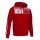 Joma Trainingsjacke Eco Supernova Full Zip mit Kapuze (rec. Polyester, weiches Material) rot/weiss Herren