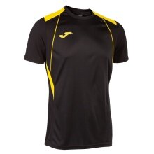 Joma Sport-Tshirt Championship VII (leicht, atmungsaktiv) schwarz/gelb Herren