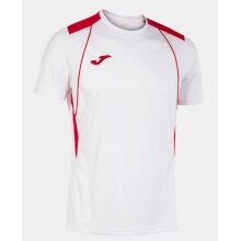 Joma Sport-Tshirt Championship VII (leicht, atmungsaktiv) weiss/rot Herren