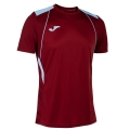 Joma Sport-Tshirt Championship VII (leicht, atmungsaktiv) weinrot/blau Herren