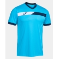 Joma Tennis-Tshirt Court (V-Ausschnitt) hellblau Herren