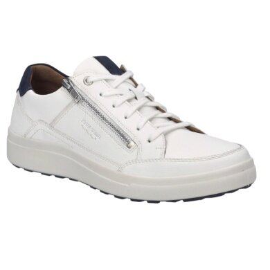 Josef Seibel Sneaker Maddox 07 (Leder) weiss/dunkelblau Herren