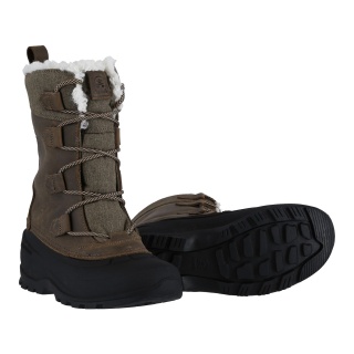 Kamik Winterstiefel Snowgem (Leder, Nylon, wasserdicht) fossilbraun Damen