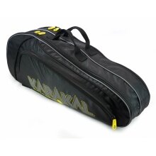 Karakal Racketbag Pro Tour 2.0 Match (Schlägertasche, 2 Hauptfächer) schwarz 4er