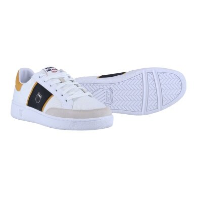 KSwiss Sneaker Slammtennis CC TXT weiss/gold/schwarz Herren