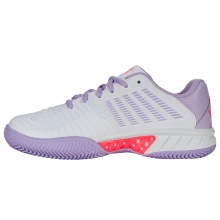 KSwiss Tennisschuhe Express Light 3 Clay/Sandplatz 2025 weiss/violett Damen