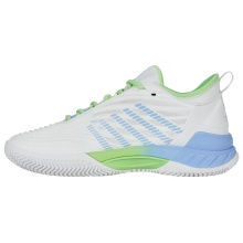 KSwiss Tennisschuhe Hypercourt Supreme 2 HB Clay/Sandplatz weiss/grün/blau Damen