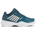 KSwiss Tennisschuhe Court Express Indoor/Carpet/Teppich tealblau/weiss Kinder