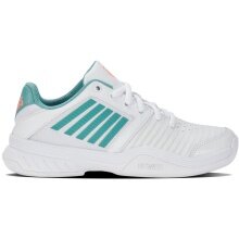 KSwiss Tennisschuhe Court Express Indoor/Carpet/Teppich weiss/mint Mädchen