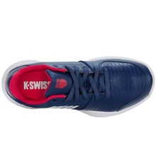 KSwiss Tennisschuhe Court Express Indoor/Carpet/Teppich opalblau/weiss Kinder