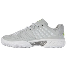 KSwiss Tennisschuhe Express Light 3 Clay/Sandplatz 2024 grau/weiss/limegrün Damen