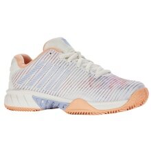 KSwiss Tennisschuhe Hypercourt Express 2 HB Clay/Sandplatz 2024 weiss/peach/violett Damen