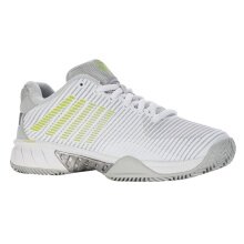 KSwiss Tennisschuhe Hypercourt Express 2 HB Clay/Sandplatz 2024 weiss/grau/limegrün Damen