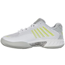 KSwiss Tennisschuhe Hypercourt Express 2 HB Clay/Sandplatz 2024 weiss/grau/limegrün Damen