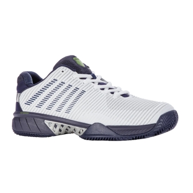 KSwiss Tennisschuhe Hypercourt Express 2 HB Clay/Sandplatz 2024 - weiss/peacoatblau/silber Herren