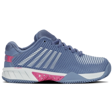 KSwiss Tennisschuhe Hypercourt Express 2 Clay/Sandplatz blau/rosa Damen