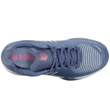 KSwiss Tennisschuhe Hypercourt Express 2 Clay/Sandplatz blau/rosa Damen