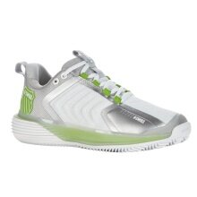 KSwiss Tennisschuhe Ultrashot 3 HB Clay/Sandplatz weiss/grau/limegrün Damen