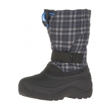 Kamik Winterstiefel Finley (nahtversiegeltes Nylon, wasserabweisend) schwarz/blau Kinder