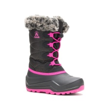 Kamik Winterstiefel Snowangel - Made in Canada, wasserdicht - schwarz/rose Kinder