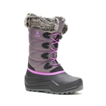 Kamik Winterstiefel Snowangel - Made in Canada, wasserdicht - charcoalgrau/orchidpink Kinder