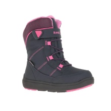 Kamik Winterschuhe Stance2 (wasserdicht, atmungsaktiv) navyblau/magenta Kinder