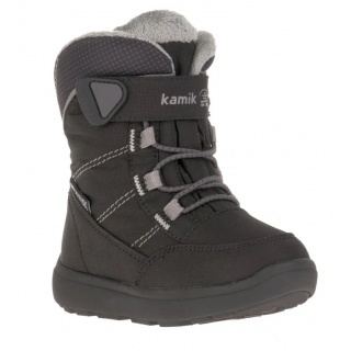 Kamik Winterschuhe Stance2 wasserdicht, atmungsaktiv schwarz/grau Kinder