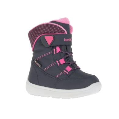 Kamik Winterschuhe Stance2 wasserdicht, atmungsaktiv navyblau/magenta Kleinkinder