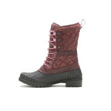 Kamik Winterstiefel Sienna 3 (Leder, wasserdicht, Made in Canada) burgunderrot Damen