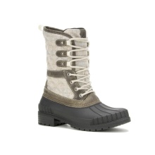 Kamik Winterstiefel Sienna 3 (Leder, wasserdicht, Made in Canada) hellgrau Damen