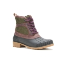 Kamik Winterstiefel Sienna Mid 2 Leder - Made in Canada - olivegrün Damen