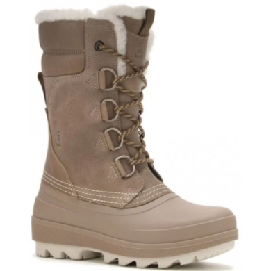 Kamik Winterstiefel Lauren (Leder, wasserdicht) - Made in Canada - fossilbraun Damen