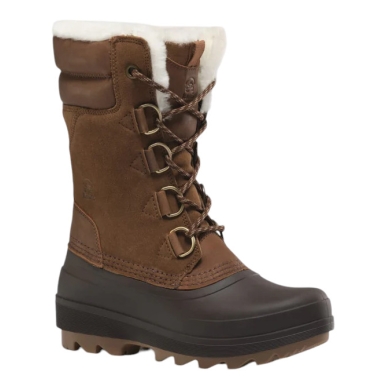 Kamik Winterstiefel Lauren (Leder, wasserdicht) - Made in Canada - dunkelbraun Damen