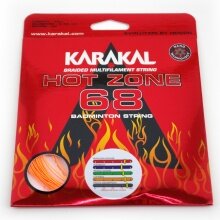 Karakal Badmintonsaite Hot Zone 68 orange 10m Set