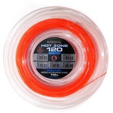 Karakal Squashsaite Hot Zone Braided 120 (Power+Kontrolle) 1.20mm orange 110m Rolle