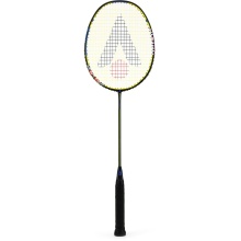 Karakal Badmintonschläger Black Zone 30 (82g/ausgewogen) schwarz/gelb - besaitet -