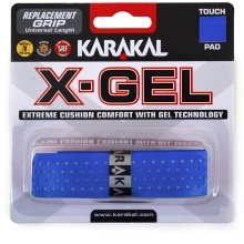 Karakal Basisband X-Gel (Shockabsorption, glatt gelocht) 2.2mm blau