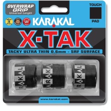 Karakal Overgrip X-Tak 0.6mm schwarz 3er