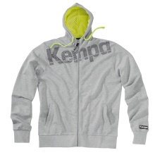 Kempa Kapuzenjacke Core grau Herren