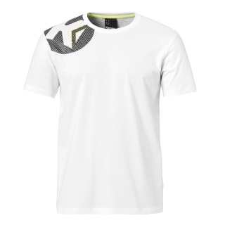 Kempa Sport-Tshirt Core 2.0 Basic (100% Baumwolle) weiss Herren