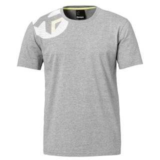 Kempa Sport-Tshirt Core 2.0 Basic (100% Baumwolle) grau Herren