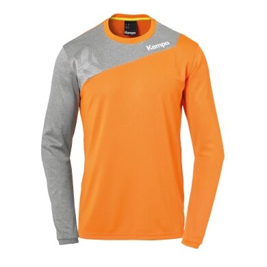 Kempa Sport-Langarmshirt Core 2.0 (100% Polyester) orange Herren