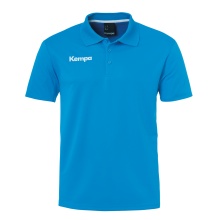 Kempa Sport-Polo Poly (100% Polyester) hellblau Herren